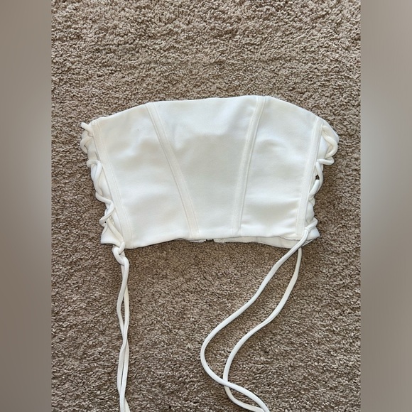 PRINCESS POLLY MYLOR STRAPLESS TOP WHITE - Picture 6 of 12